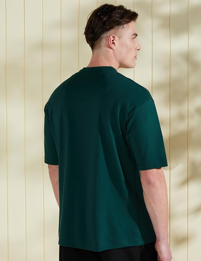 Urban Luxe Oversize Tee – Forest Green