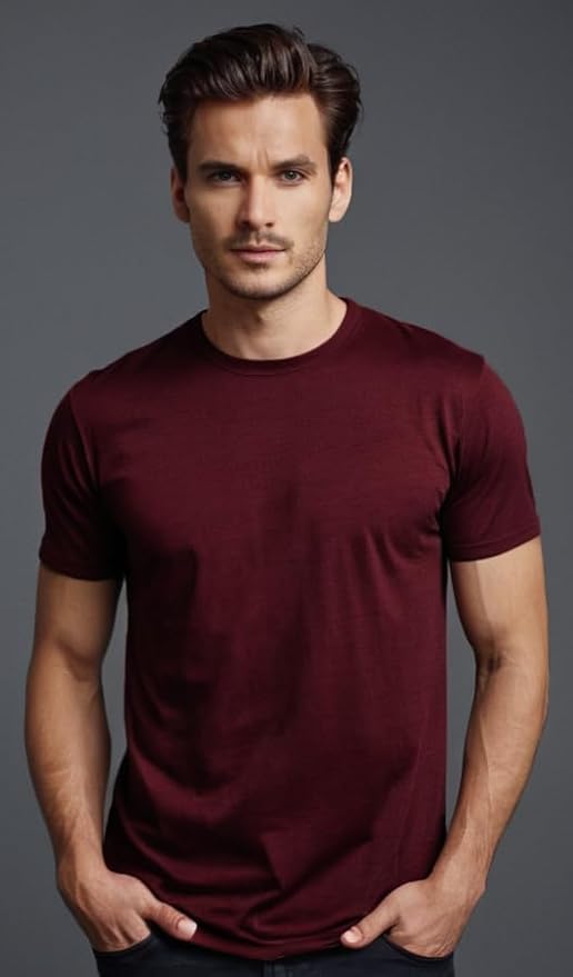 Urban Elite Classic Tee – Deep Maroon