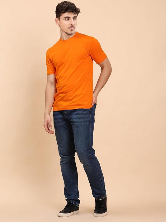 Urban Vibe Bold Tee – Sunset Orange