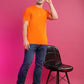 Urban Vibe Bold Tee – Sunset Orange