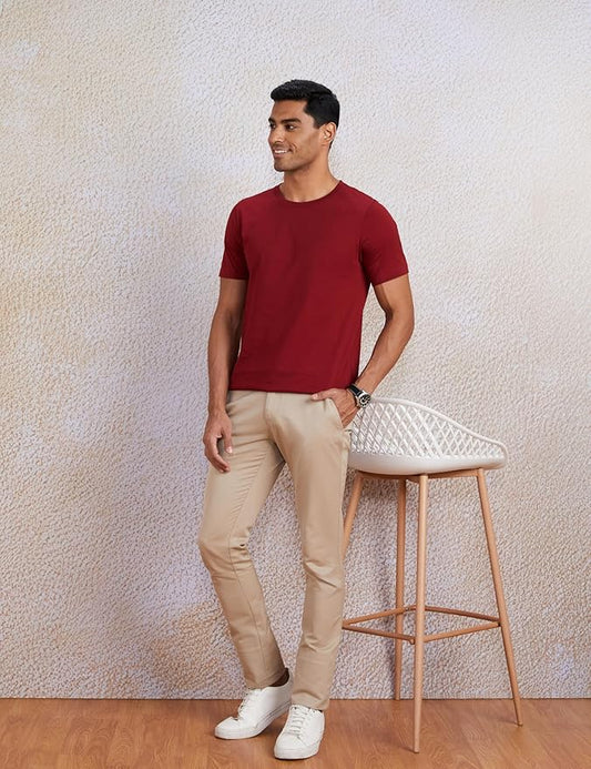 Urban Edge Classic Tee – Crimson Red