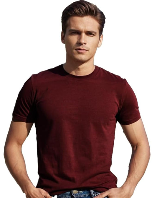 Urban Elite Classic Tee – Deep Maroon