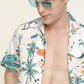 Island Vibes Printed Hawaiian Shirt
