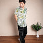 Hawaiian-style or resort shirt.